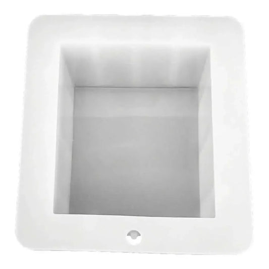4-inch silicone soap mold for easy test batches and soap making, perfect for experimenting with new recipes.