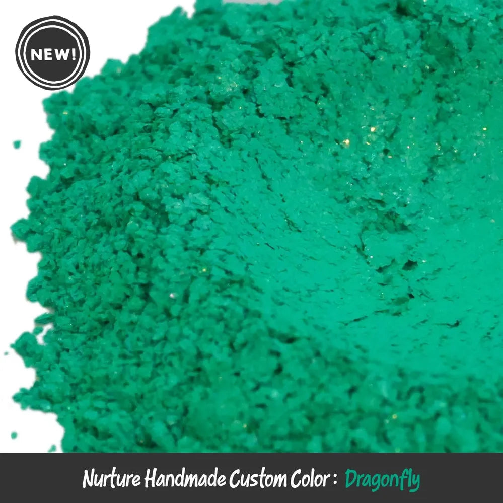 Dragonfly Blue Green Mica