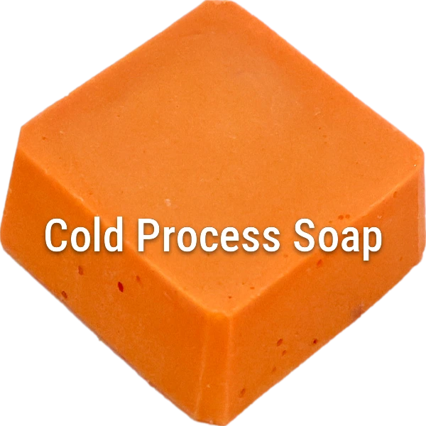 Atomic Orange Cold Process Soap sample