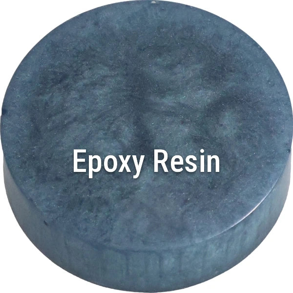 Baby Blue epoxy resin sample