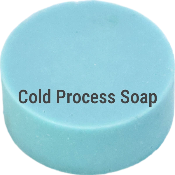 Blue Cotton Candy Cold Process Soap sample