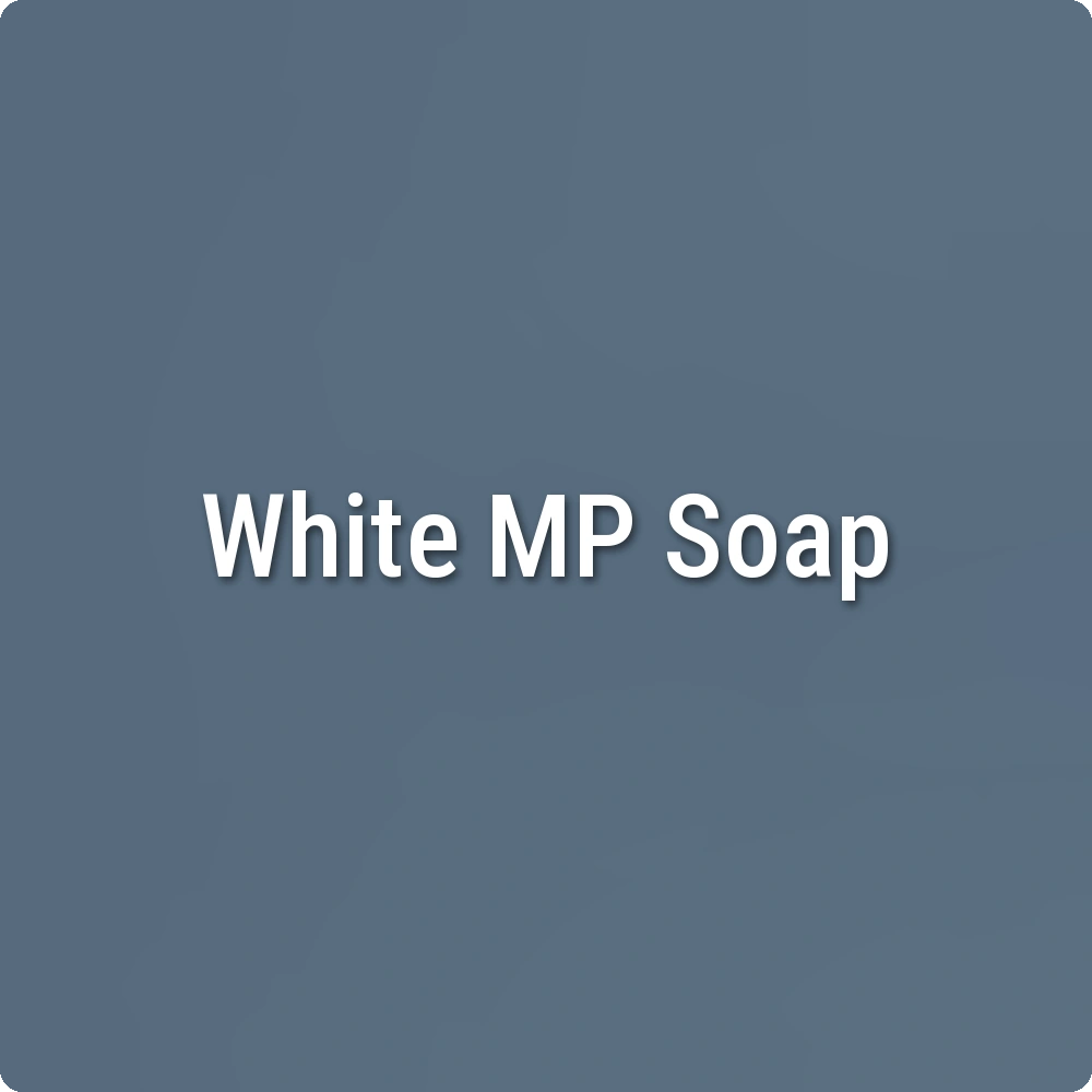Blue Steel White Melt & Pour Soap sample
