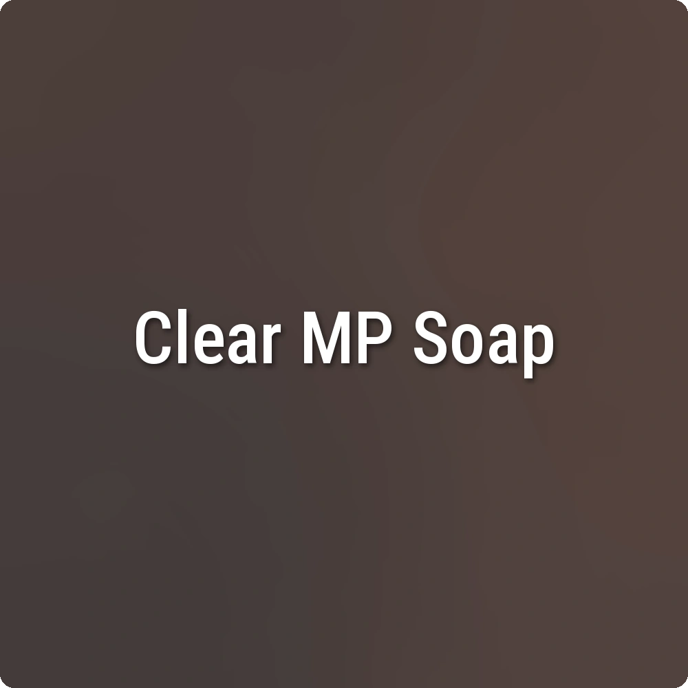 Brewed Awakening Brown Clear Melt & Pour Soap sample
