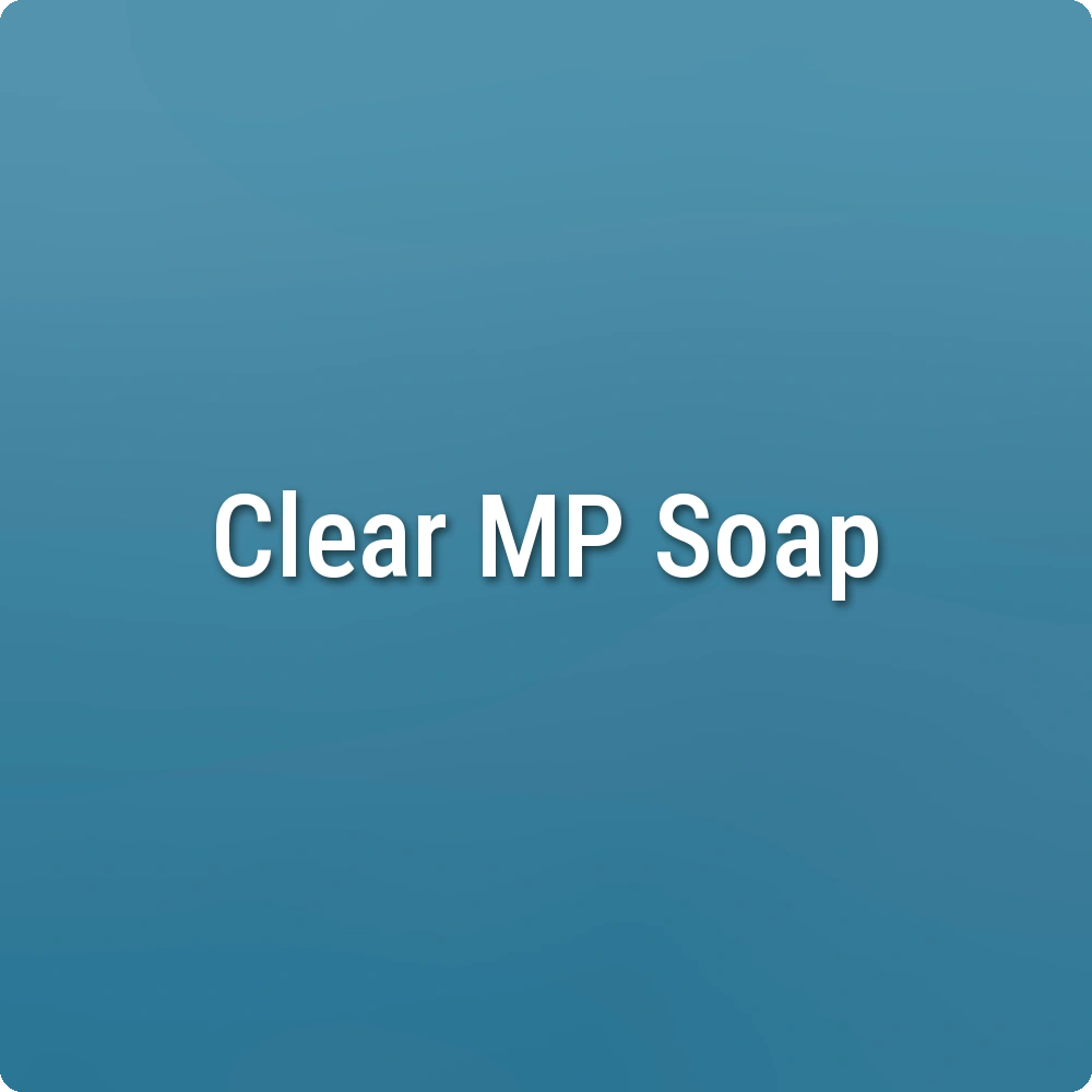 Cloud 9 Blue Clear Melt & Pour Soap sample
