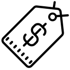 Stylized black silhouette of a gear icon, symbolizing technology and innovation.