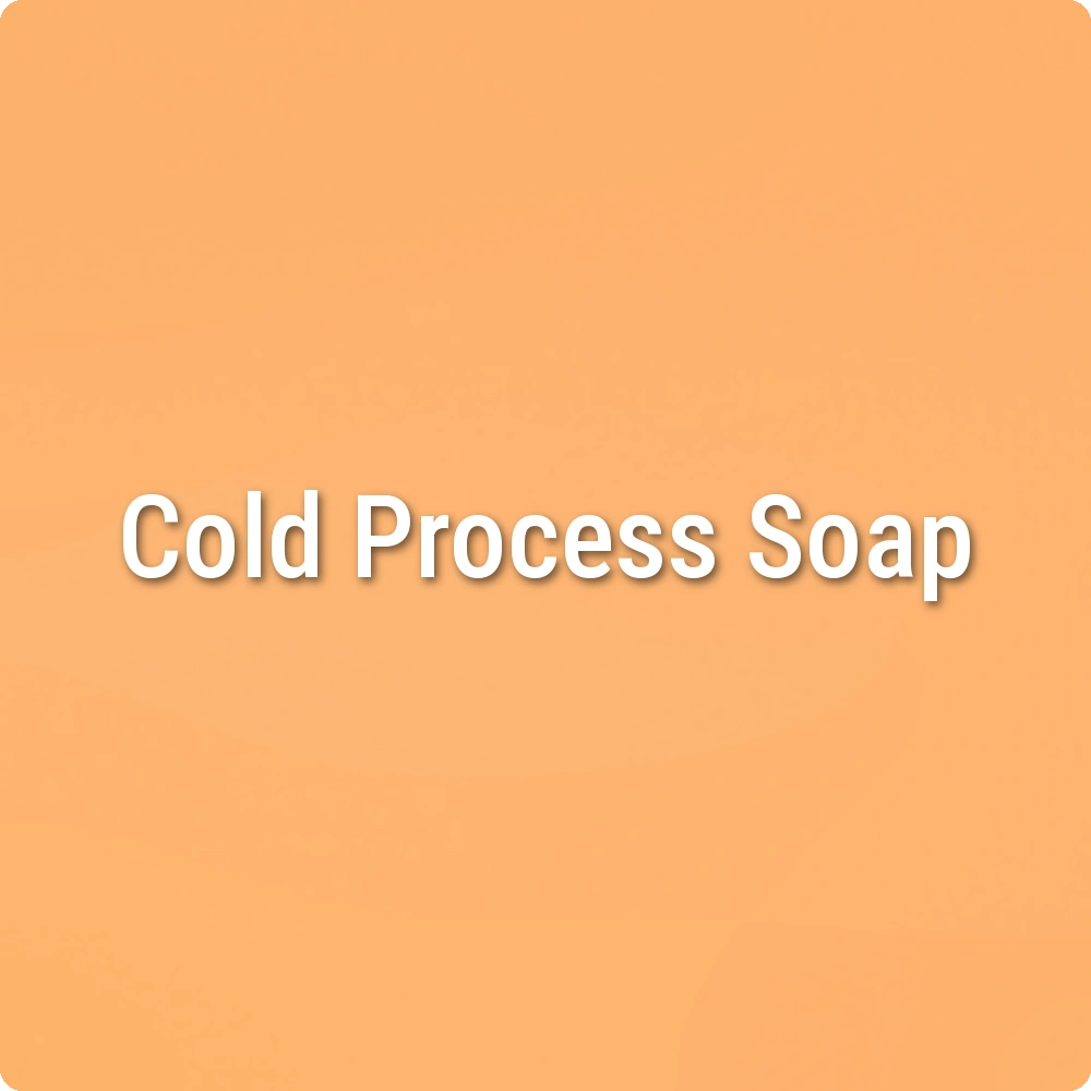 Electric Orange Cold Process Soap sample