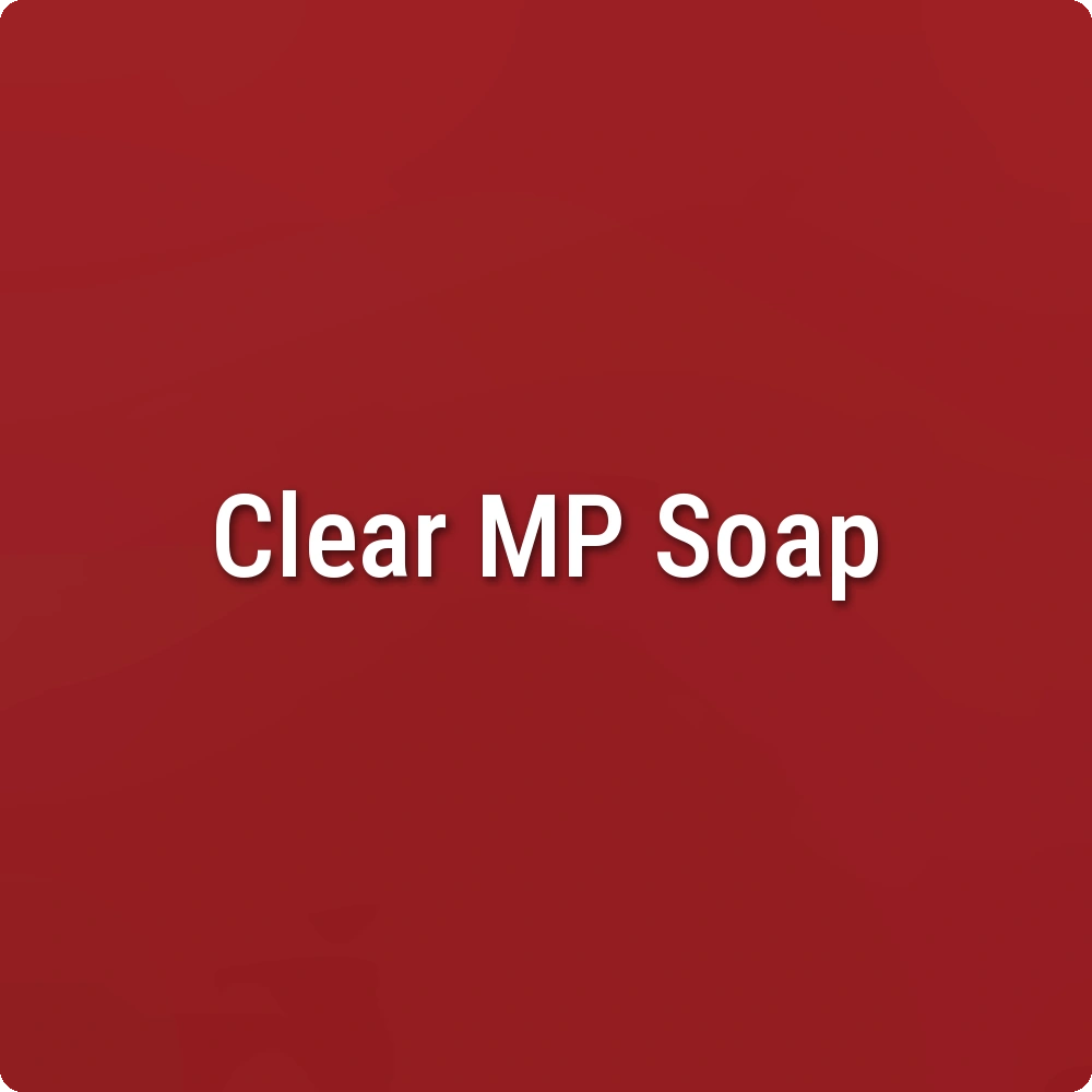 Firecracker Red Clear Melt & Pour Soap sample