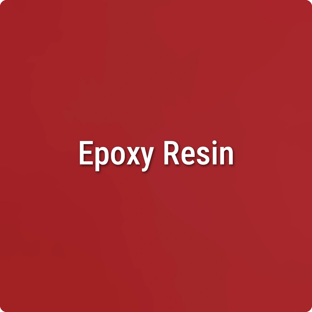 Firecracker Red epoxy resin sample