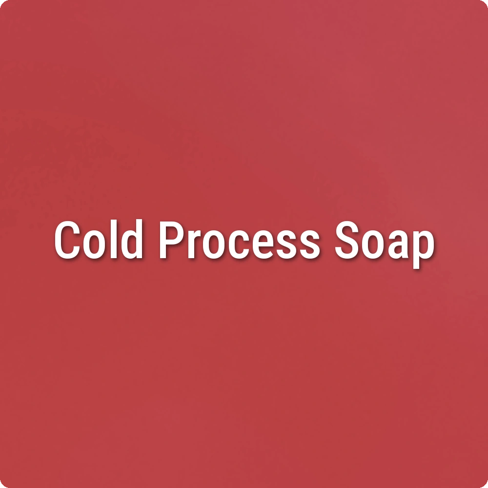 Firecracker Red Cold Process Soap sample