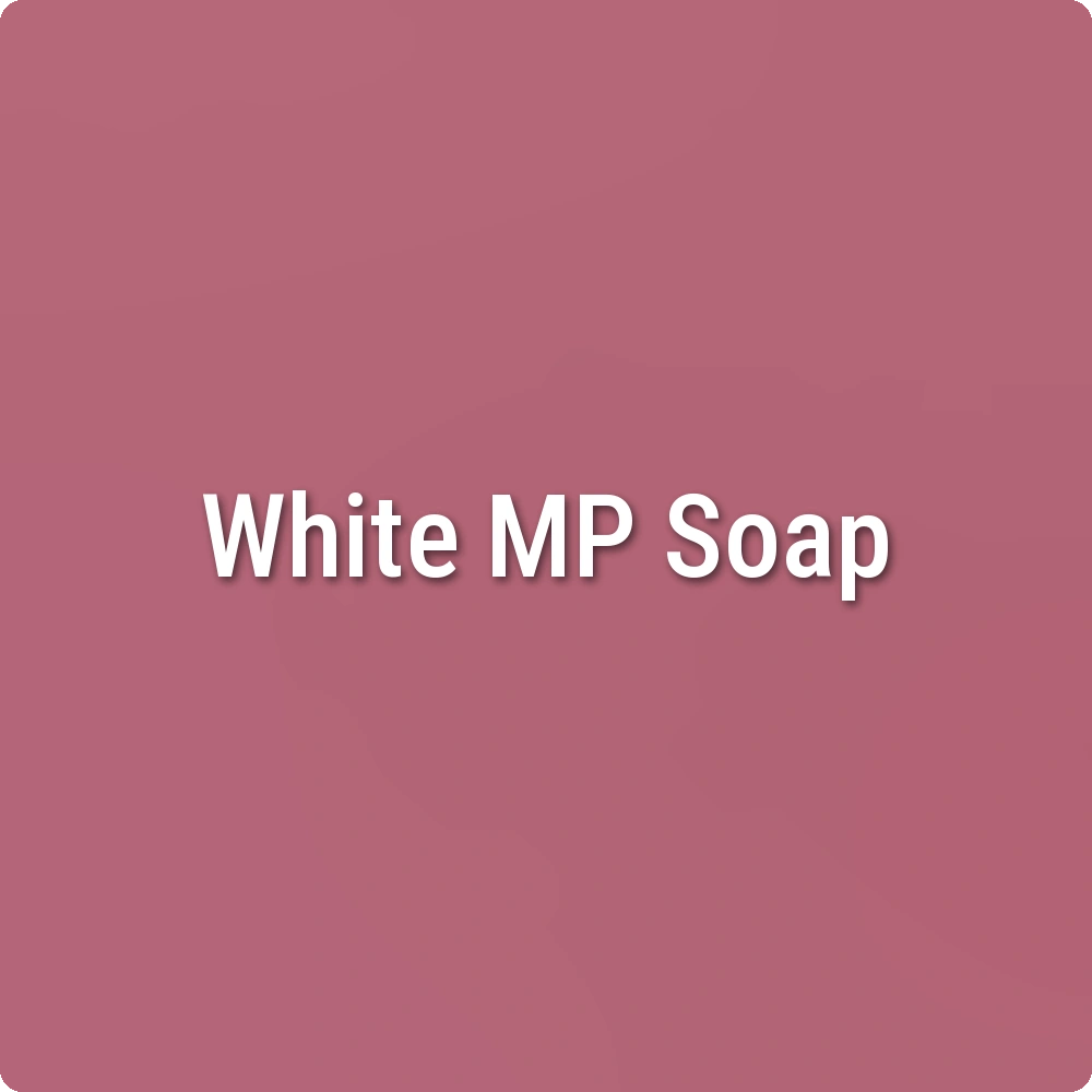Flower Girl Pink White Melt & Pour Soap sample