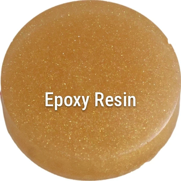 Gold Dust epoxy resin sample
