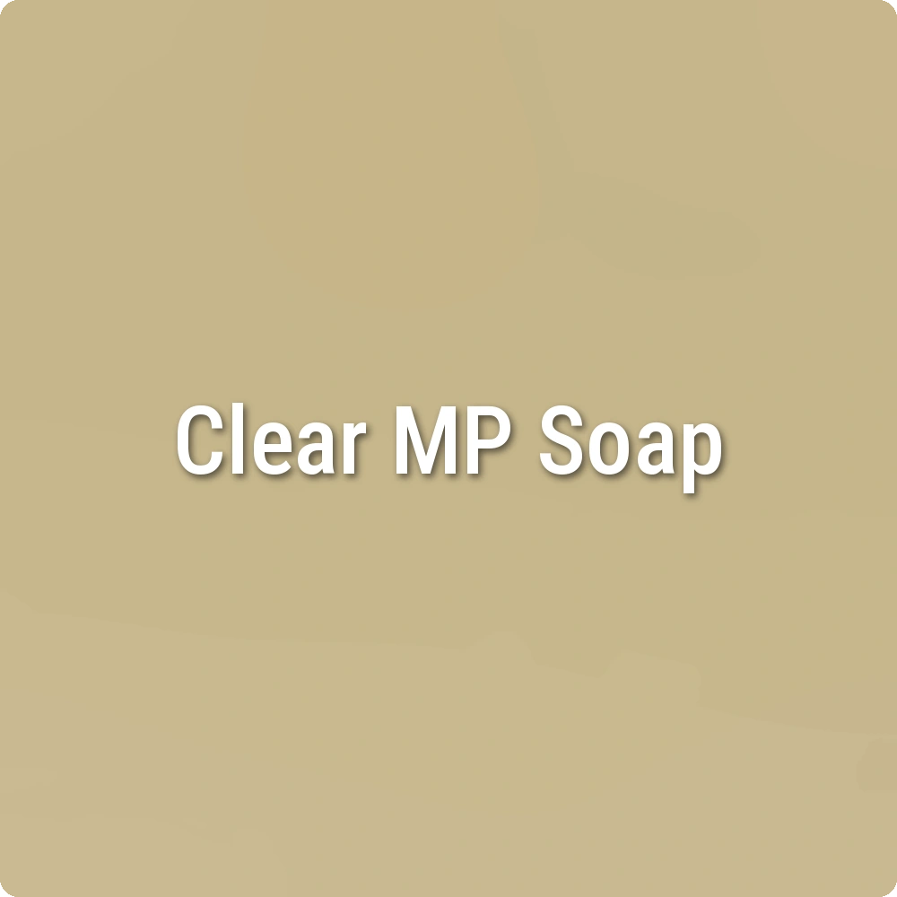 Golden Drift Clear Melt & Pour Soap sample