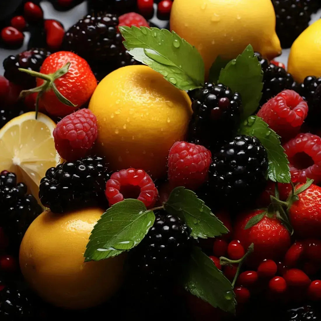 Vibrant Honey Baby Fragrance Blend of fresh lemons, strawberries, berries, leaves