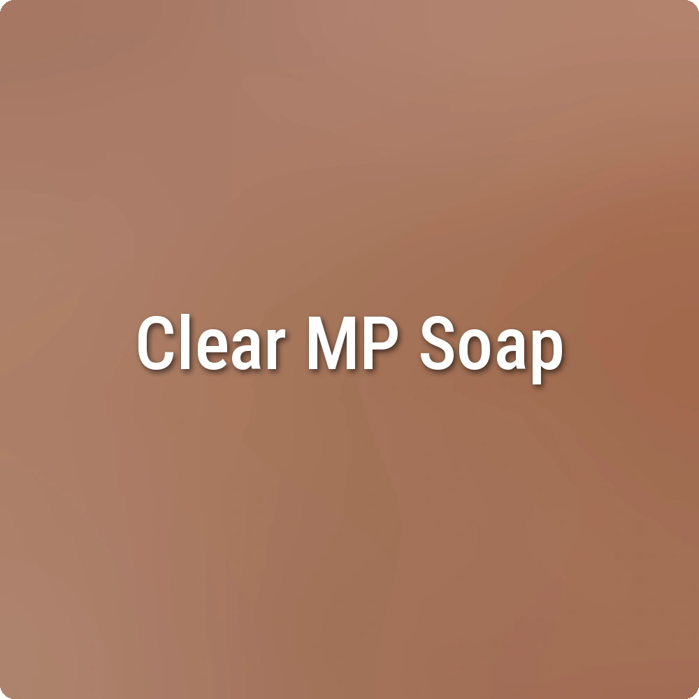 Honey Blush Rose Gold Clear Melt & Pour Soap sample