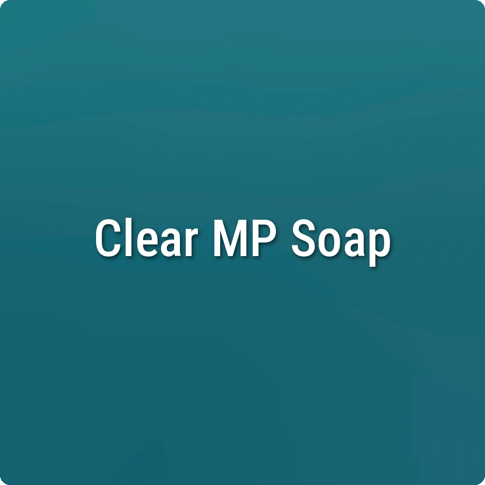 Leviathan Teal Clear Melt & Pour Soap sample