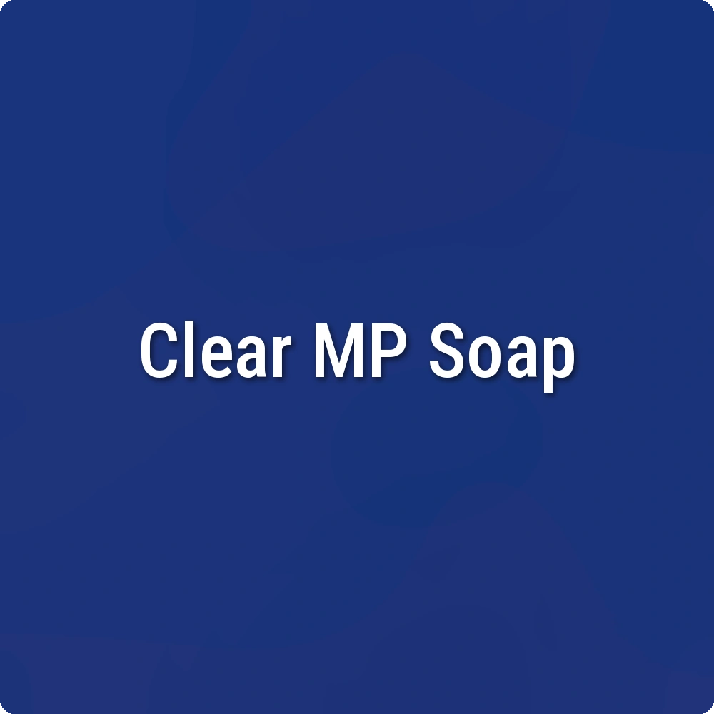 Making Waves Blue Clear Melt & Pour Soap sample