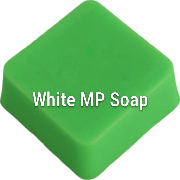 Fluorescent Neon Green White Melt & Pour Soap sample