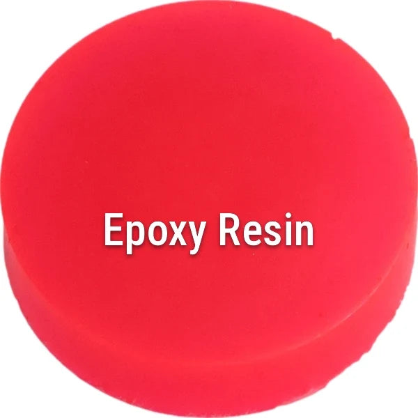Fluorescent Neon Pink epoxy resin sample