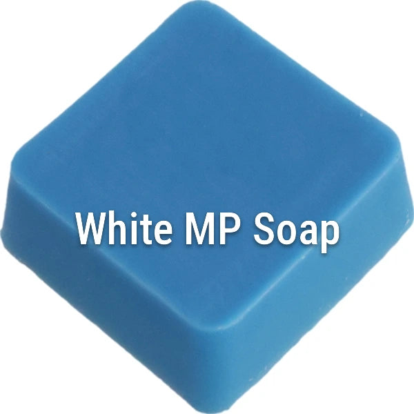 Blue Vibrance White Melt & Pour Soap sample