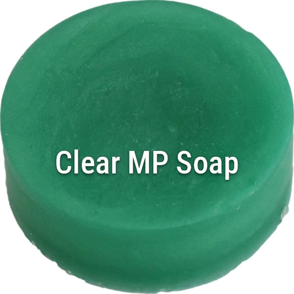 Green Vibrance Clear Melt & Pour Soap sample
