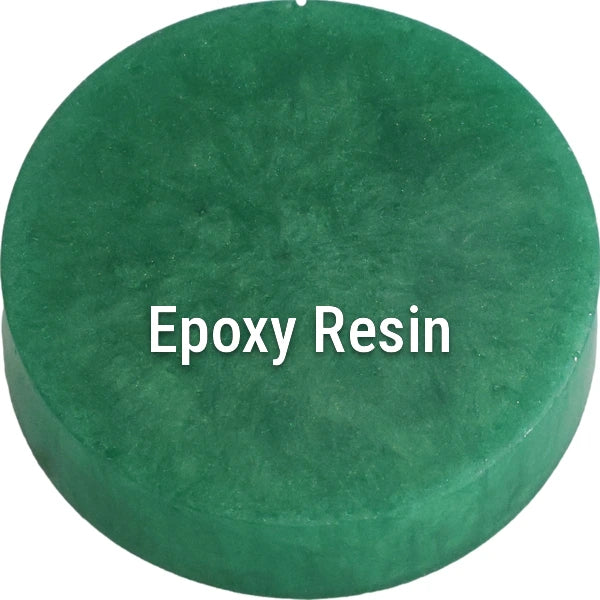Green Vibrance epoxy resin sample