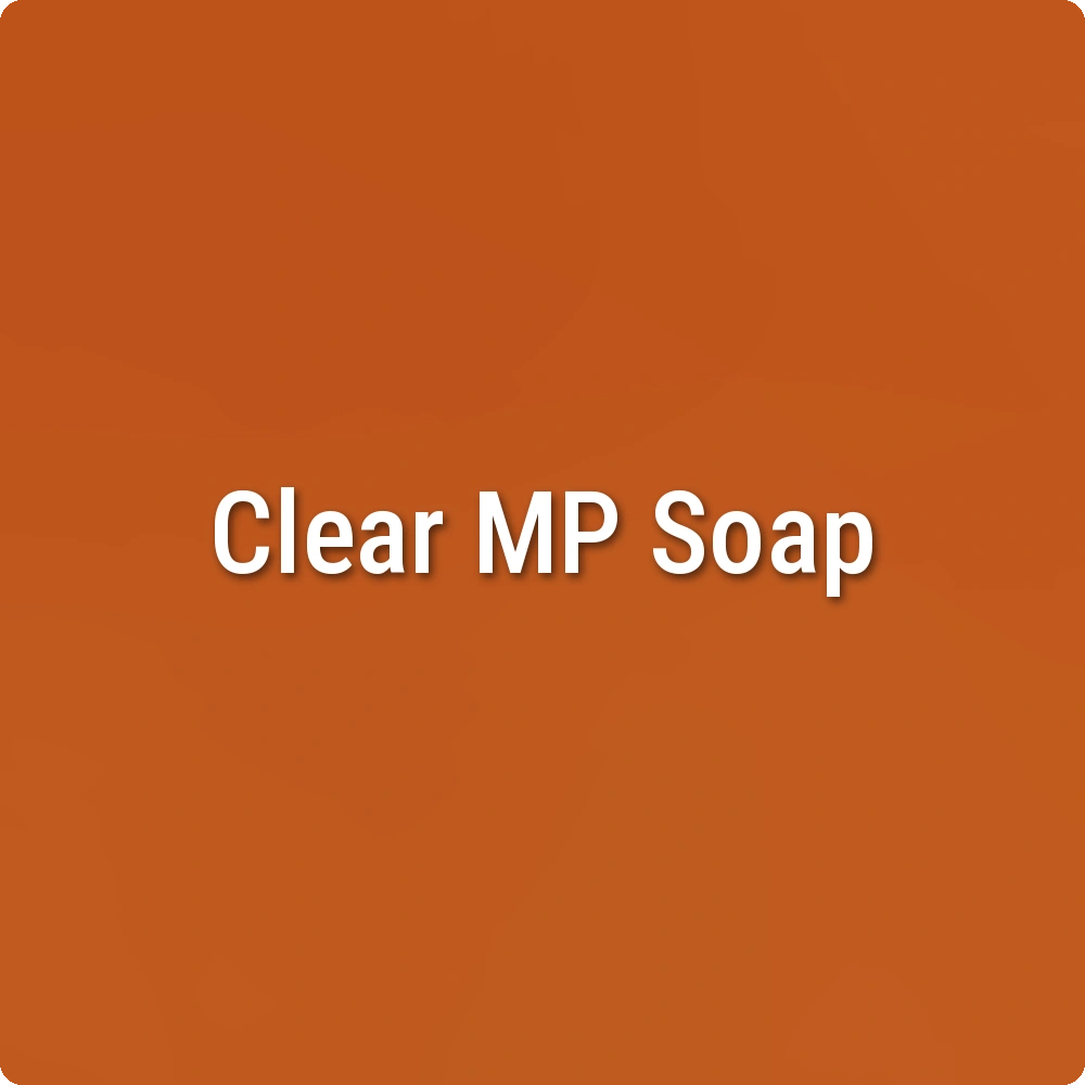 Orange Vibrance Clear Melt & Pour Soap sample