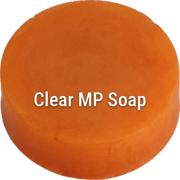 Orange Vibrance Clear Melt & Pour Soap sample