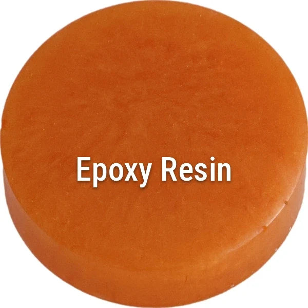 Orange Vibrance epoxy resin sample
