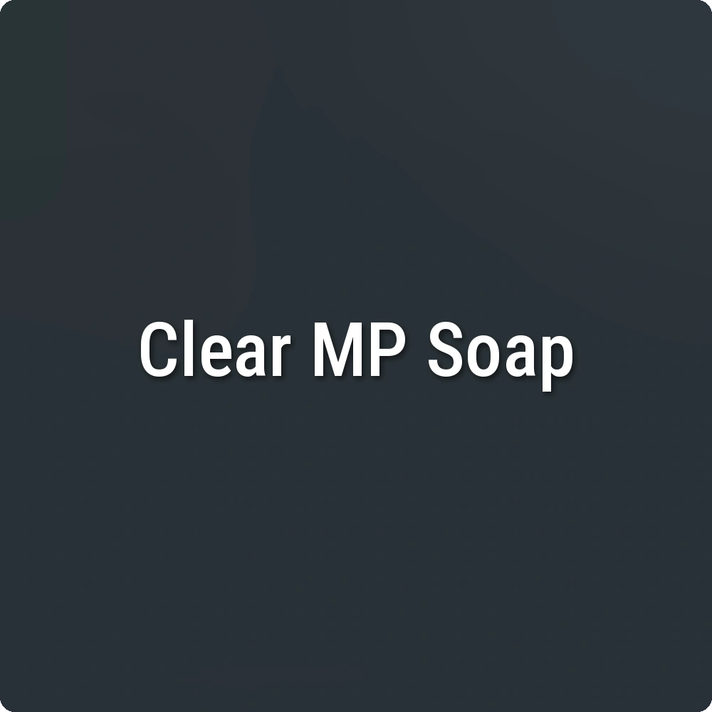 Pitch Perfect Black Clear Melt & Pour Soap sample