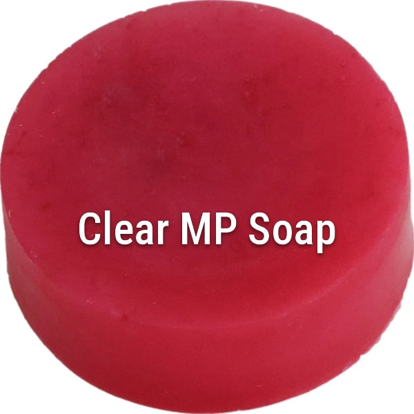 Queen of Hearts Clear Melt & Pour Soap sample