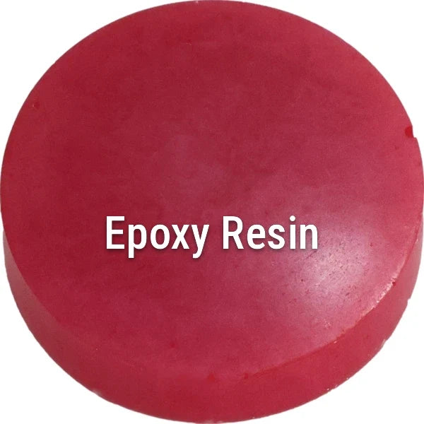 Queen of Hearts epoxy resin sample
