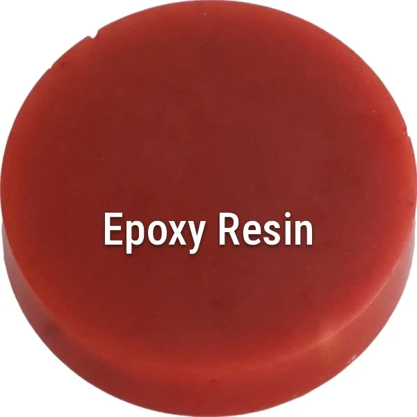 Revolutionary Red epoxy resin sample