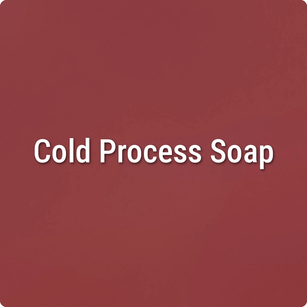 Rum Punch Red Cold Process Soap sample