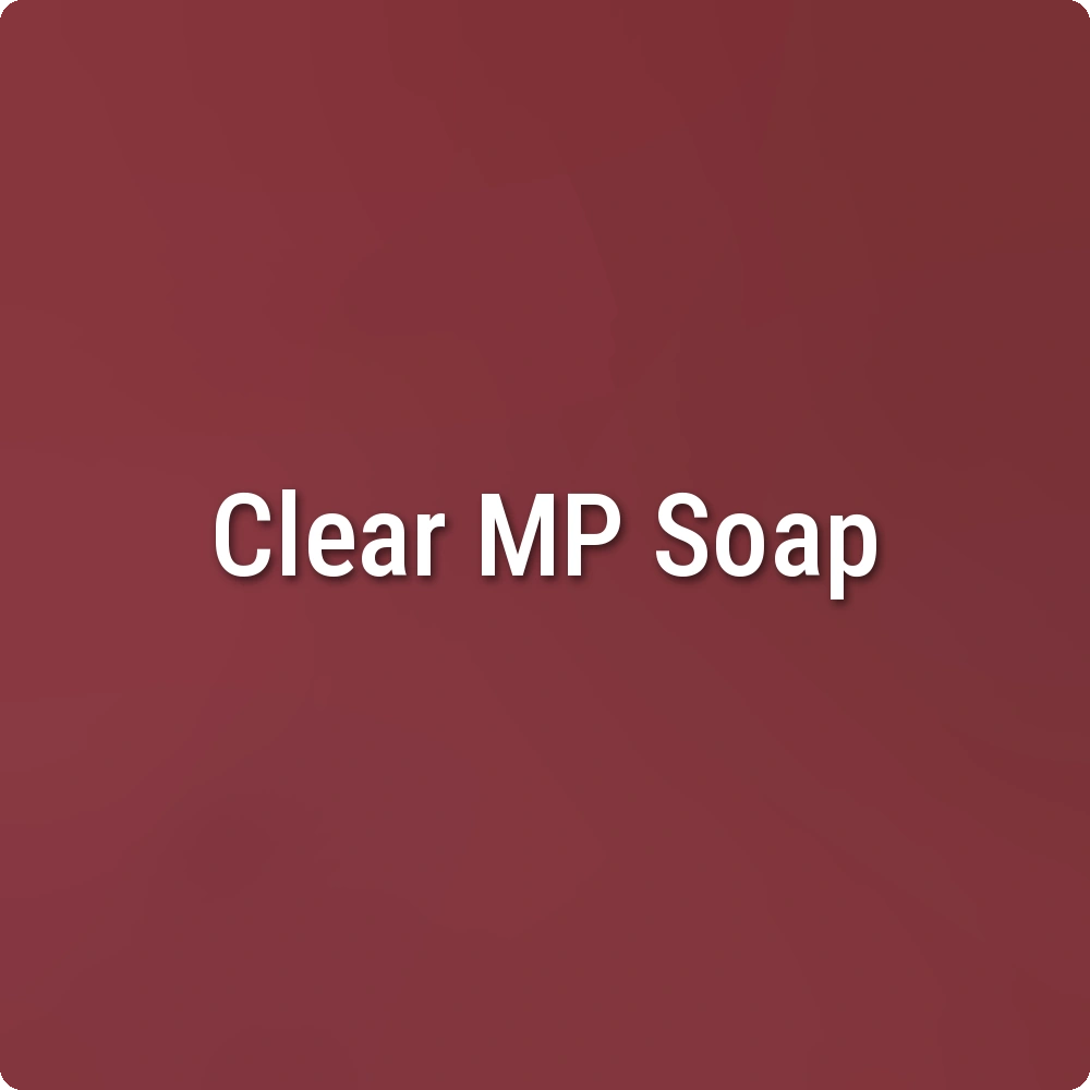 Rum Punch Red Clear Melt & Pour Soap sample