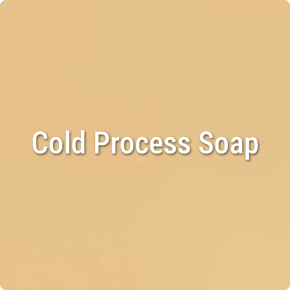 Shimmer Gold Cold Process Soap sample