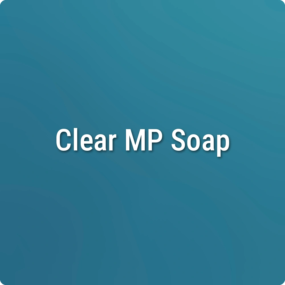 Tide & True Turquoise Clear Melt & Pour Soap sample