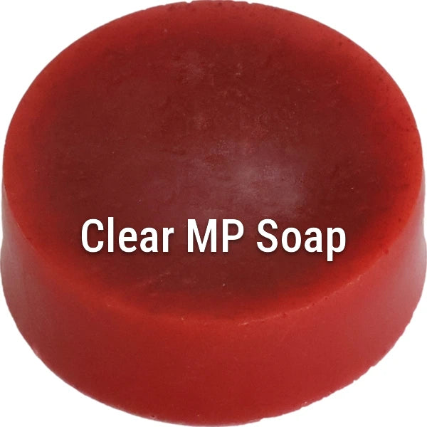 Trial by Fire Red Clear Melt & Pour Soap sample