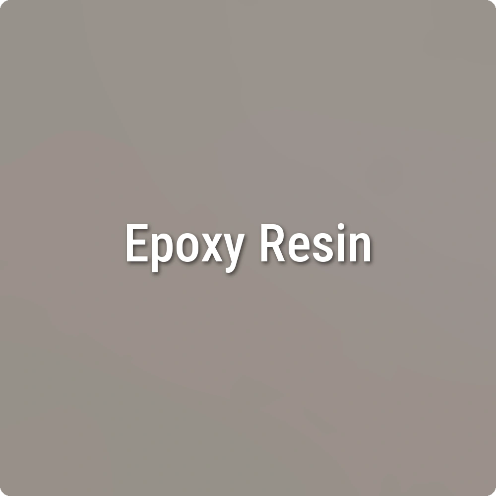 Winter Rose White epoxy resin sample