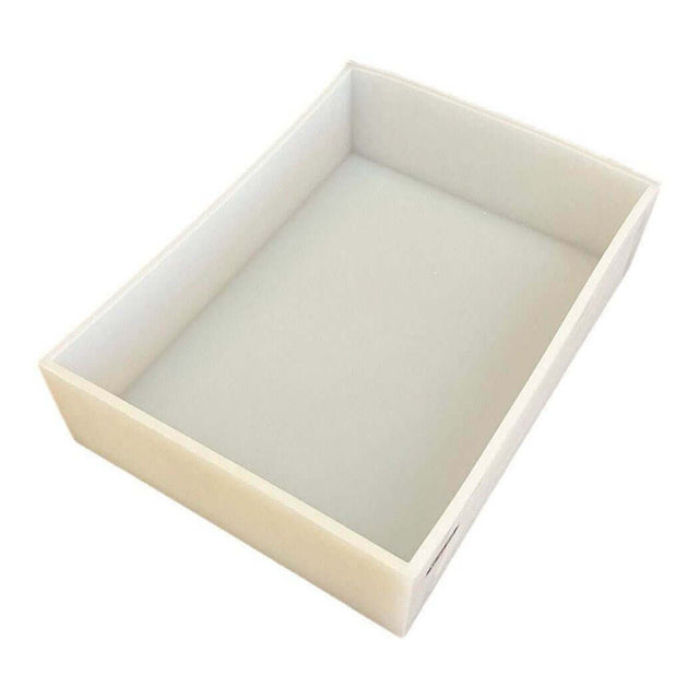 Nurture Handmade white rectangular storage box with clean minimalistic design.