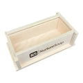 2.5 lb Premium Wood Mold from NurtureSoap, designed to fit 2.5 lb liners, perfect for soap-making enthusiasts.