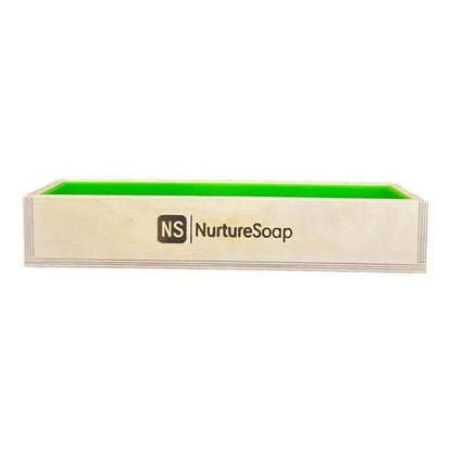 4.5 lb Basic Loaf Soap Mold with durable silicone liner for easy soap removal and long-lasting use.