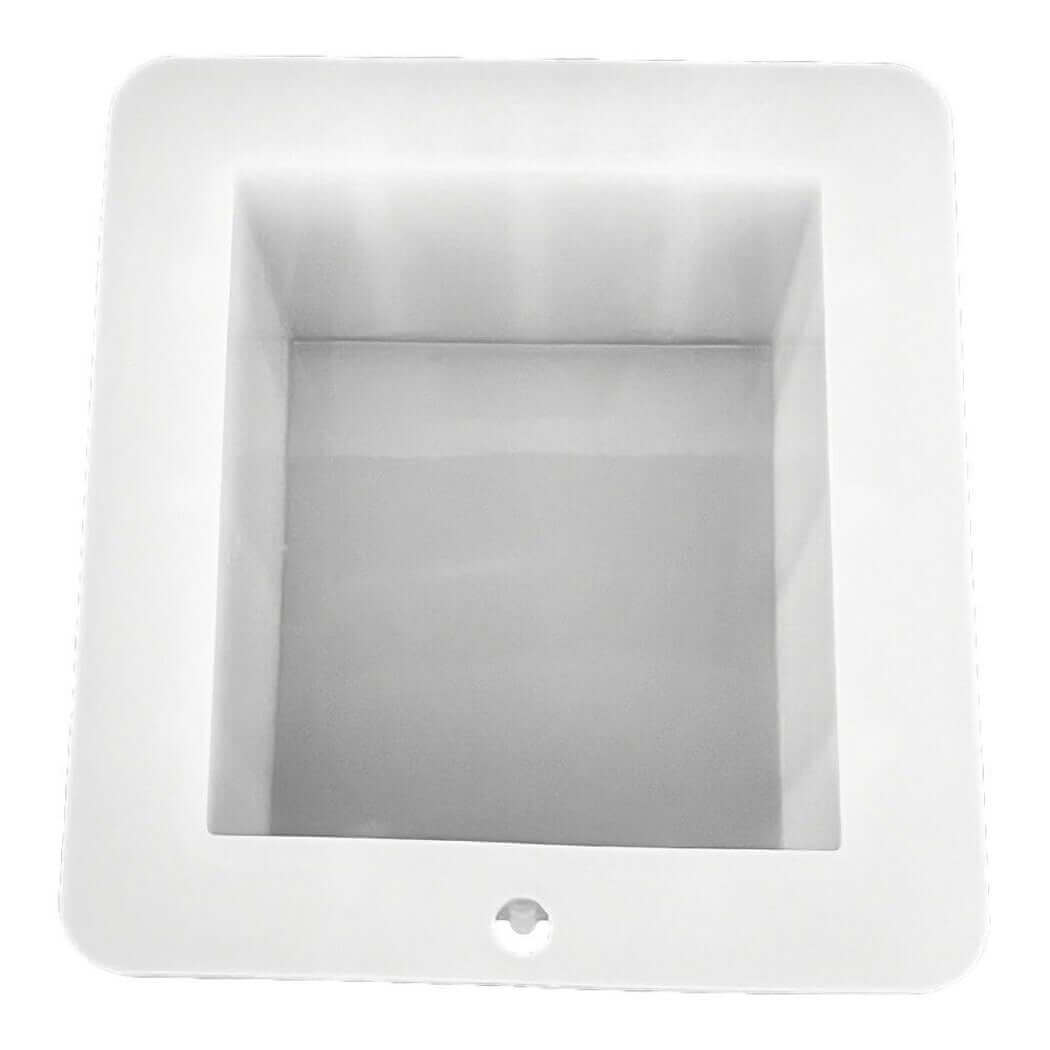 Square white silicone mold for handmade crafts - Nurture Handmade products