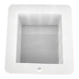 Square white silicone mold for handmade crafts - Nurture Handmade products