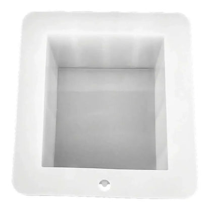 4-inch silicone soap mold for easy test batches and soap making, perfect for experimenting with new recipes.