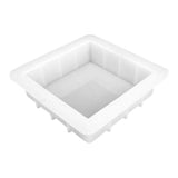 Square handmade soap mold for nurturing DIY crafts.