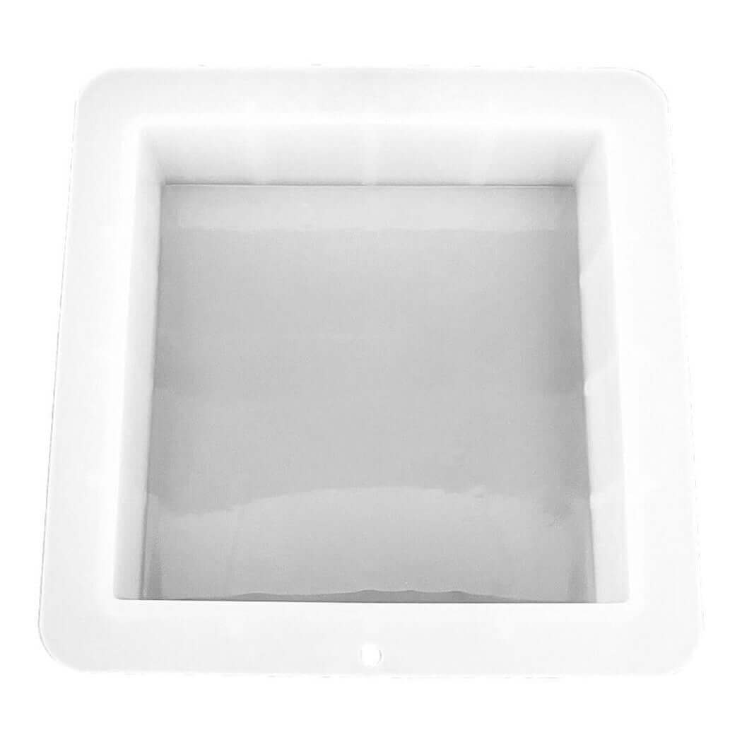 Square white container for Nurture Handmade products