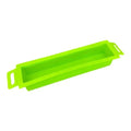 Bright lime green silicone 7.5 lb handle liner loaf pan
