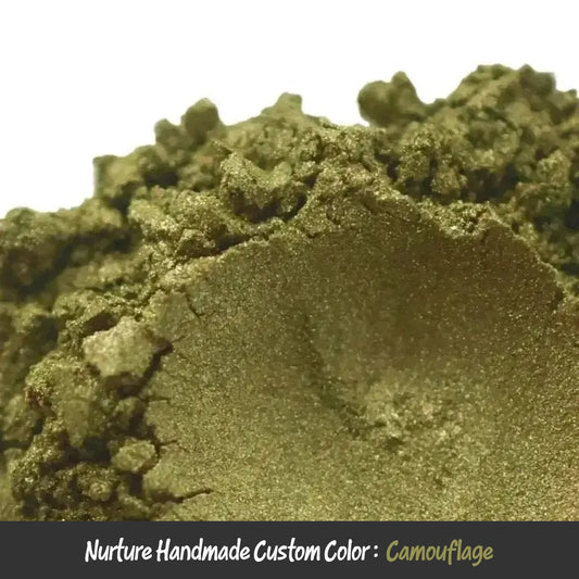 Camouflage Green Gold Mica