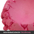 Pink Cotton Candy Mica powder with soft crumbly texture and shimmer