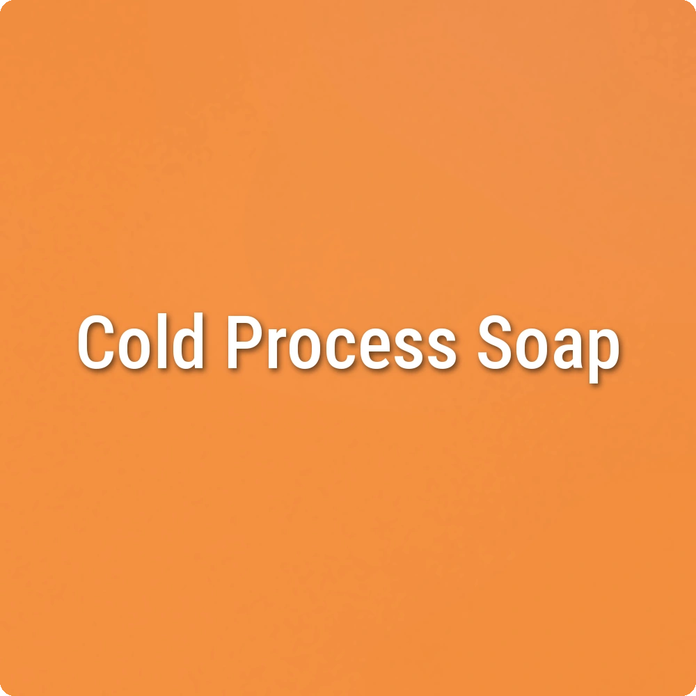 Atomic Orange Cold Process Soap sample